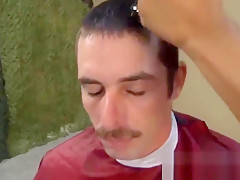 Military haircut and masturbation