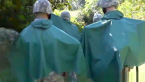 Military muscle hunk bare fucked and jizzed