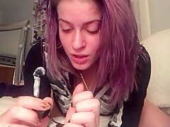 Mistress Disgusted By Foot Slave
