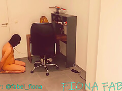 Mistress Fiona Enjoys Pussy Worship While Working Free Exclusive Full Video