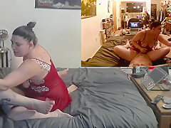 Mistress Ryn Makes James Squirt Cum With Strapon