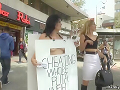 Mona Wales In Cheating Step mommy Ass Sex Toyed In Public