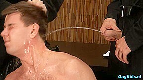 Muscle gay piss and facial