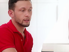 Muscled gay dude raw rides and sucks