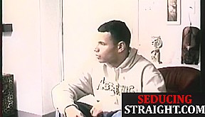 Muscular straight amateur sucked off by DILF