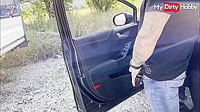 My Dirty Hobby - Redhead fucked on the side of the road
