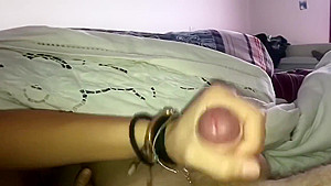 My girlfriend wakes me up sucking my cock under the cover!