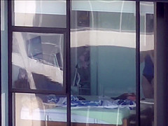 My most gracious neighbor lets her boyfriend jerk off on her tight body