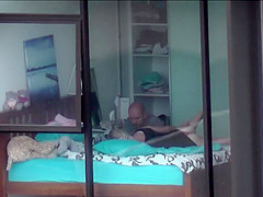 My most gracious neighbor lets her boyfriend jerk off on her tight body