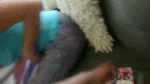 My roommate Nickey Huntsman sucks my cock until I blow cum all over her!