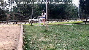 My wife prefers to train in public / everyone looks!