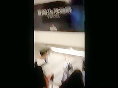NYC subway sexy latina yoga pants