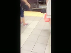 NYC subway sexy latina yoga pants