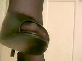 NYLON FEMALE-DOMINANT IN KITCHEN
