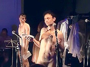 Naked on Stage 92 Les Innocents