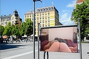 Naked public ass exposures in public