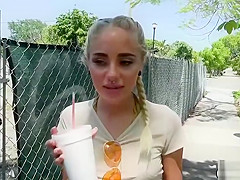 Naomi Woods gives her pussy for cash