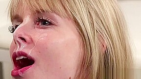 Nasty Peach Gets Cum Shot On Her Face Eating All The Cum70pw