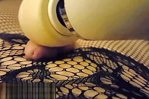 Naughty Kitty playing with her wand and Hush
