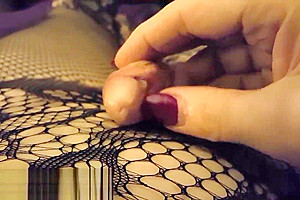 Naughty Kitty playing with her wand and Hush