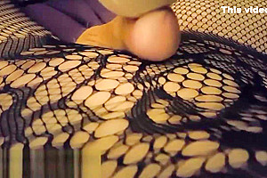 Naughty Kitty playing with her wand and Hush