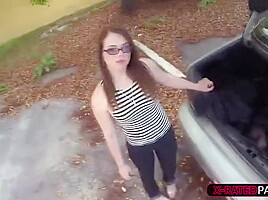Nerdy Hot Chick Gets Hammered By Shawn