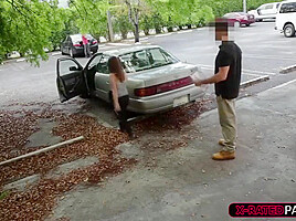 Nerdy Hot Chick Gets Hammered By Shawn