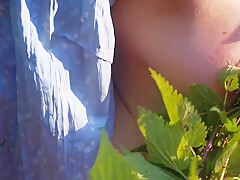 Nettle Torture My Breasts In Public Extreme – Try 2