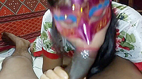 Newly Married Hot Wife Sucking First Time Indian Wife Deep Throat Sucking Video