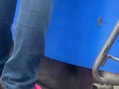 Nice Candid Jeans Ass with Pantyline