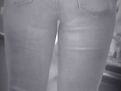 Nice Candid Jeans Ass with Pantyline