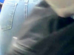 Nice Candid Jeans Ass with Pantyline