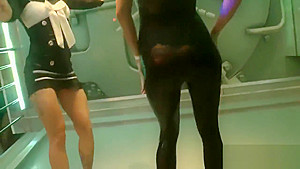 Nice hotties suck dick and enjoy fucking and gangbang