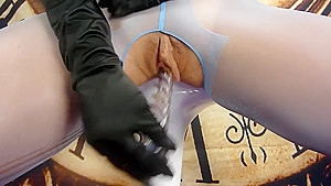 Nicole Dupapillon Huge Lips Glass Dildo Cum And Gush