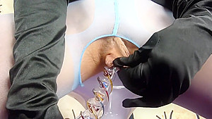 Nicole Dupapillon Huge Lips Glass Dildo Cum And Gush