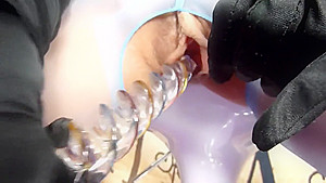 Nicole Dupapillon Huge Lips Glass Dildo Cum And Gush