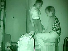 Night secret sex outdoor