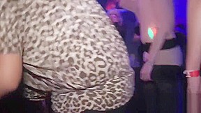 Nightclub orgy session featuring luscious starlets
