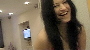 Nika in hot homemade porn video showing a beautiful chick