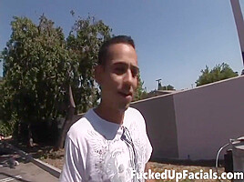 Nikki vee drenched in cum facials
