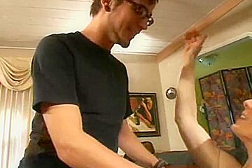 Nina Hartley with younger mate