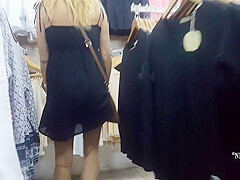 Nippleringlover Hot Milf No Panties Flashing Pierced Pussy In Public