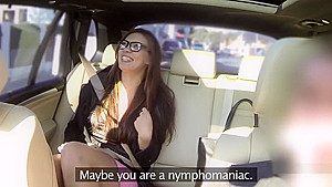 No Panties Upskirt In Fake Taxi