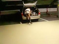 No pantie, nice bling