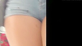 Novinha em close