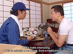 Nozomi Koizumi Blows A Colleague On The Job