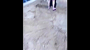 Nude Desi Housewife Working In Her Farm