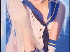 Nude Shimakaze Cosplay Premium Snapchat Video