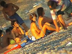 Nude beach images with sexy babes