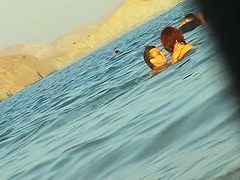 Nude beach images with sexy babes